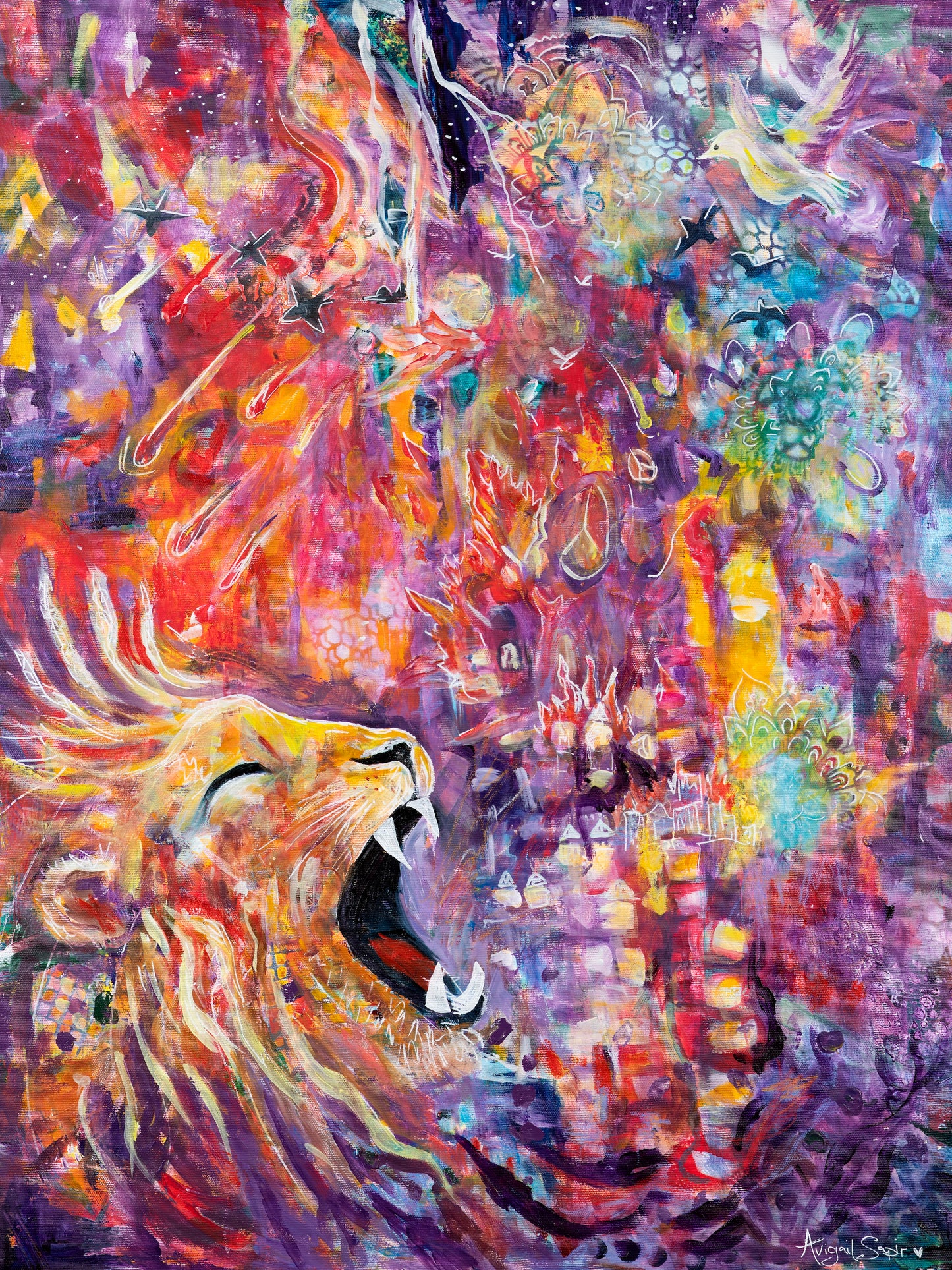 "Roar of the Rising Lion" Fine Art Print