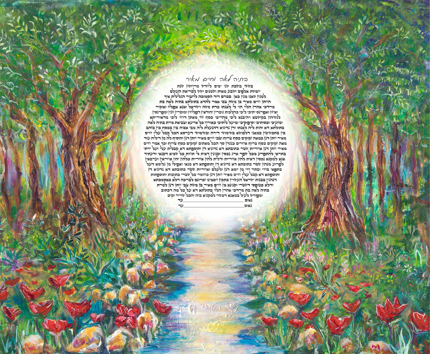 "Sacred Portal" Personalized Ketubah