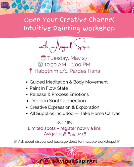 Open Your Creative Channel - Painting Workshop