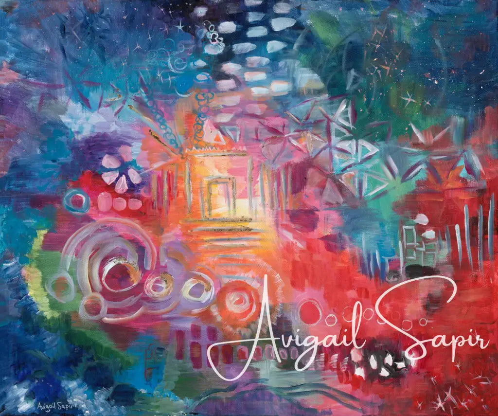 Awaken The Inner Light - Abstract Beit Hamikdash (Holy Temple)