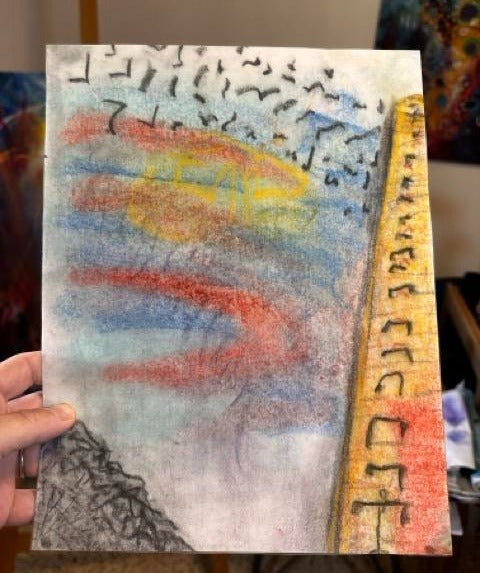 The story of the lighthouse:  How my painting knew deeper than I did