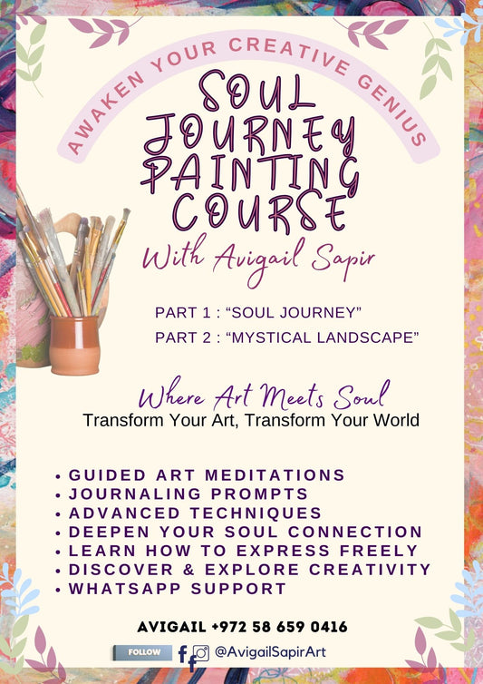 "Soul Journey" & "Sacred Landscape"  8 Week Women's Painting Course (Live on Zoom)